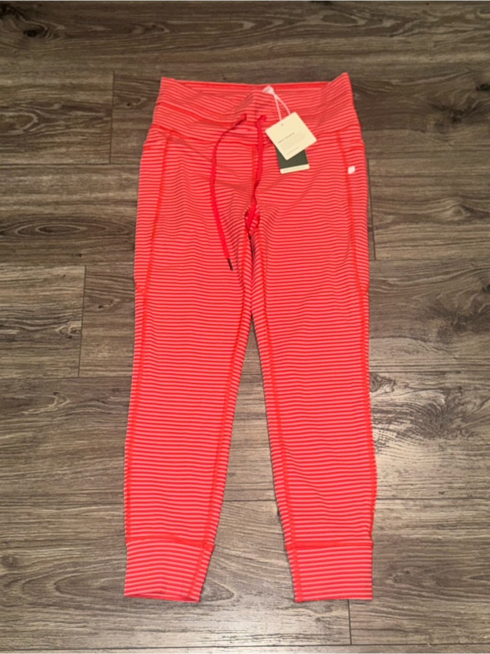 HALARA Coral Striped High-Rise Joggers